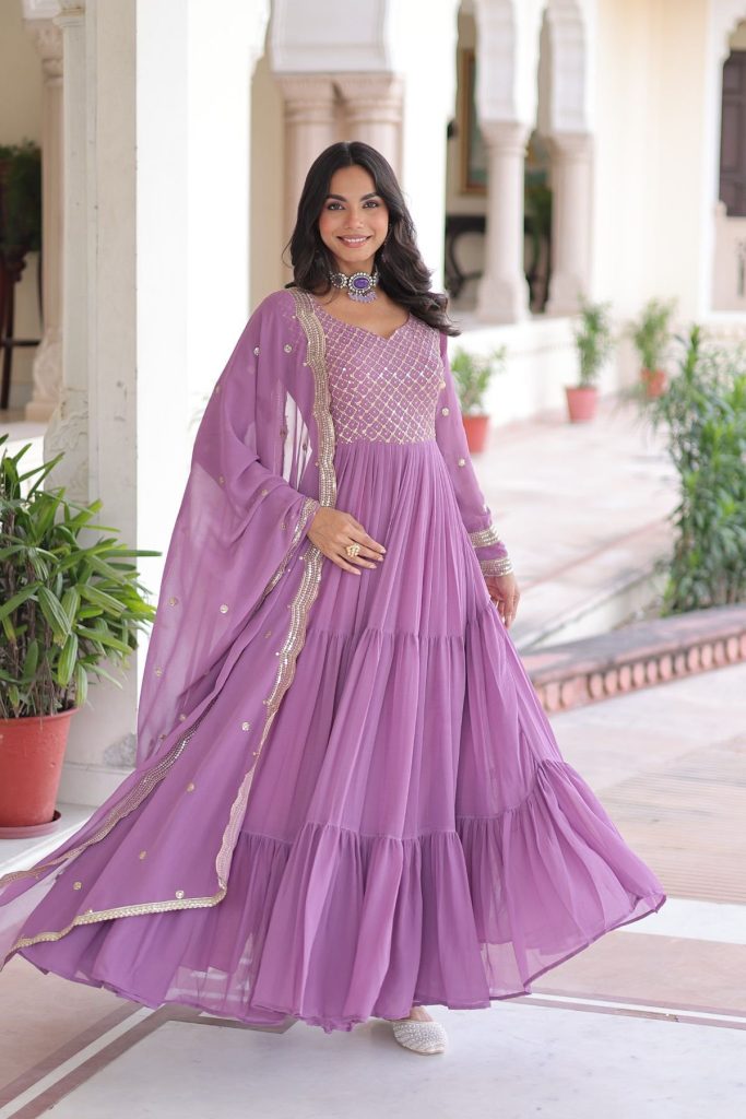 Premium Gown with Dupatta