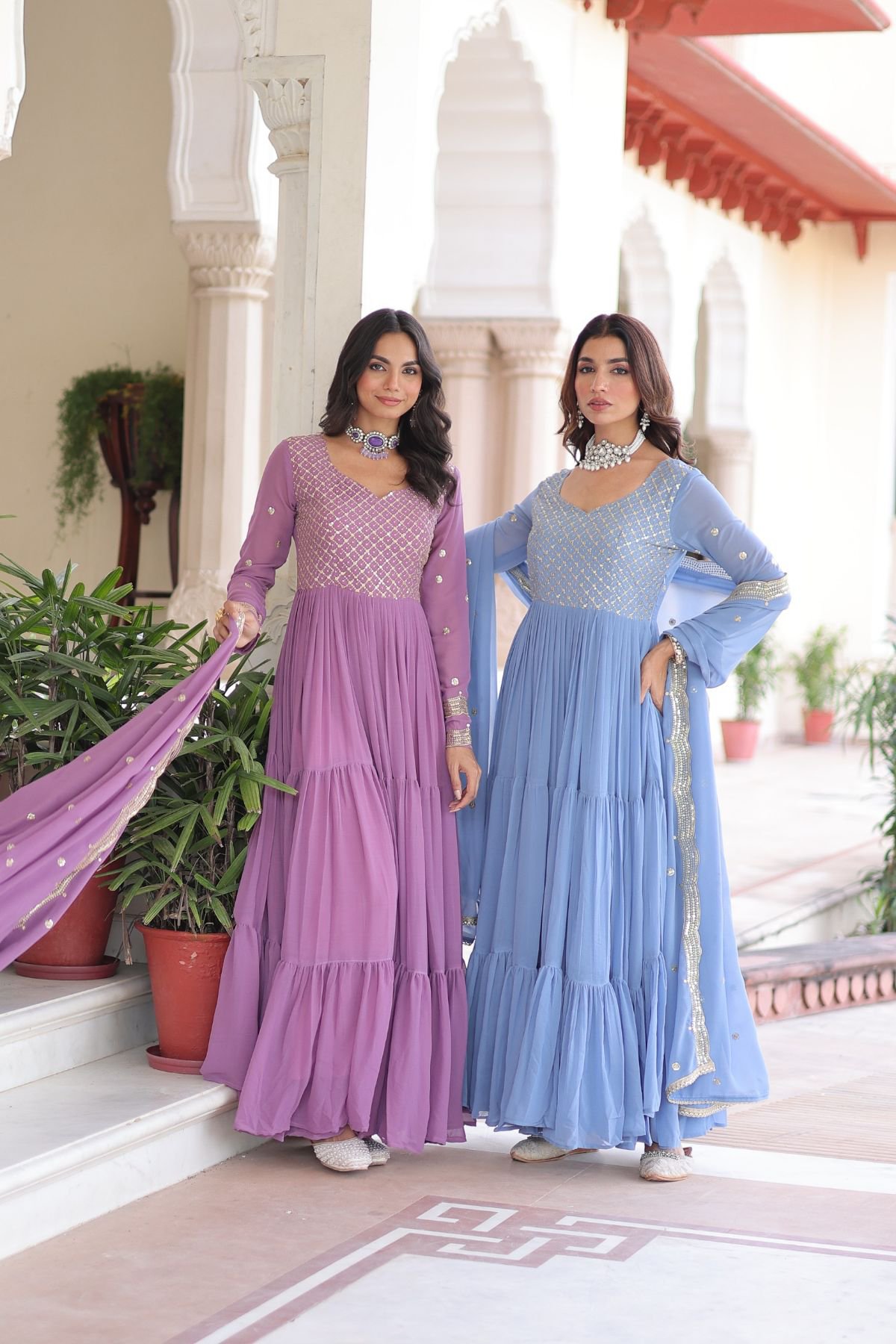 Premium Gown with Dupatta - Image 3